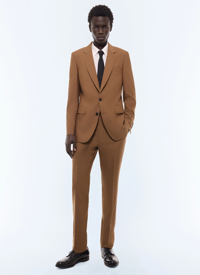 Costume homme camel 100% laine vierge Fursac - C3FOXA-LC20-A011