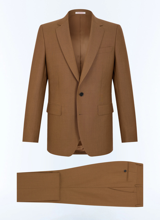 Costume camel homme 100% laine vierge Fursac - C3FOXA-LC20-A011