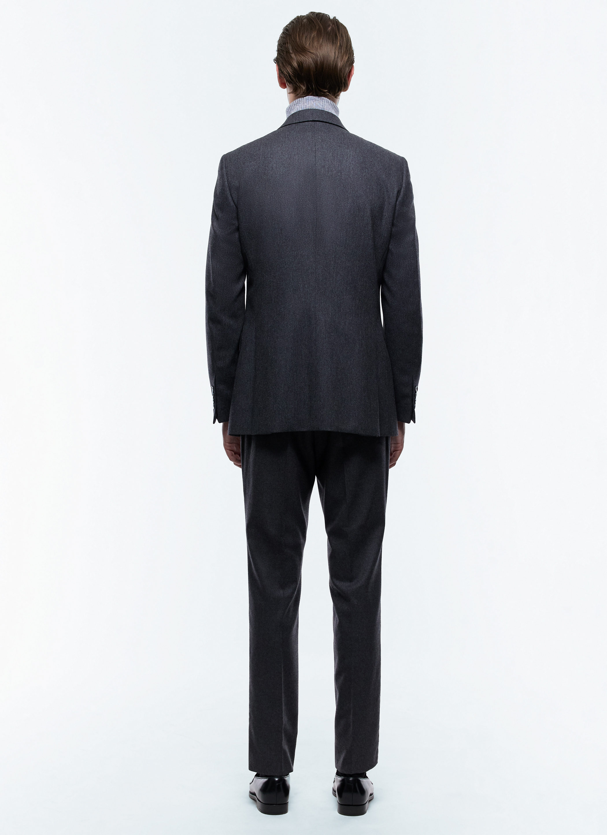 Costume Homme Alessandro Reale Gris - Taille 48 (M) - Laine Vierge - 3 Boutons - Neuf Sans étiquettes