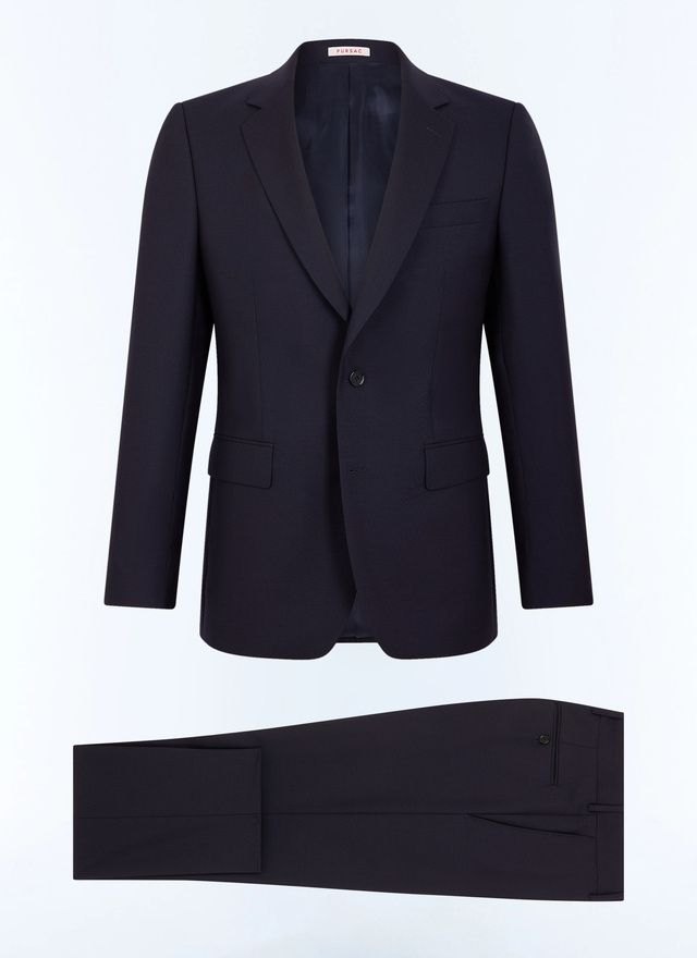 Costume marine homme tissu principal: 100% laine viergedoublure ceinture: 58% polyester, 42% cotondoublure jambes: 100% polyesterdoublure poches: 58% polyester, 42% coton Fursac - C3FOXA-BV01-30