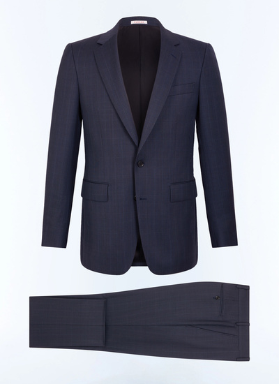 Costume marine homme tissu principal: 100% laine viergedessous col: 80% polyester, 20% viscosedoublure corps: 100% viscosedoublure manches: 57% viscose, 41% acétate, 2% cupro Fursac - C3FOXA-LC08-D030