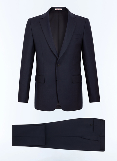 Costume marine homme tissu principal: 100% laine viergedessous col: 80% polyester, 20% viscosedoublure corps: 100% viscosedoublure manches: 57% viscose, 41% acétate, 2% cupro Fursac - C3FOXA-LC14-D030