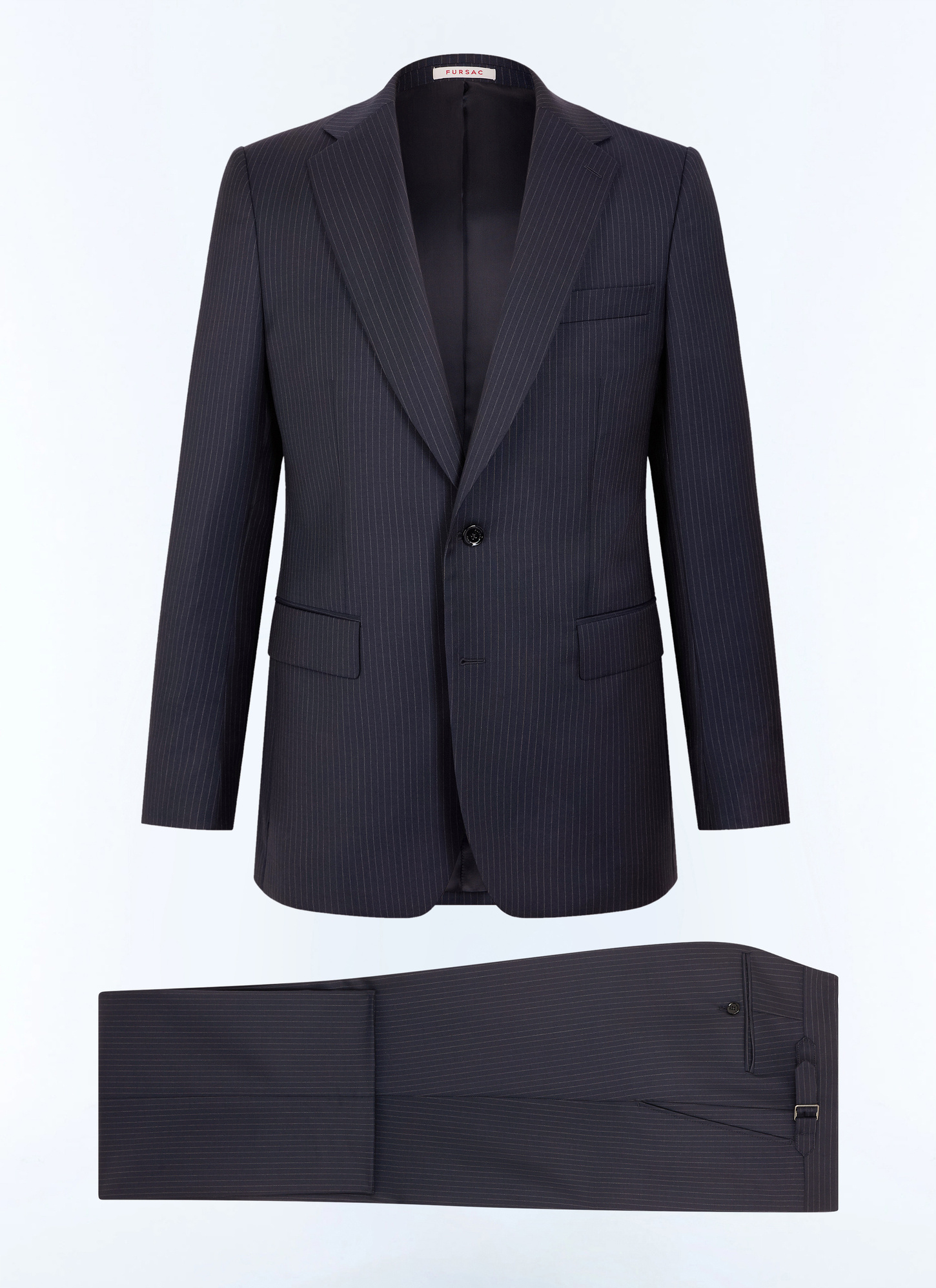 Costume marine homme tissu principal: 100% laine vierge dessous col: 80% polyester, 20% viscosedoublure corps: 100% viscosedoublure manches: 57% viscose, 41% acétate, 2% cupro Fursac - C3JEXU-LC21-D030