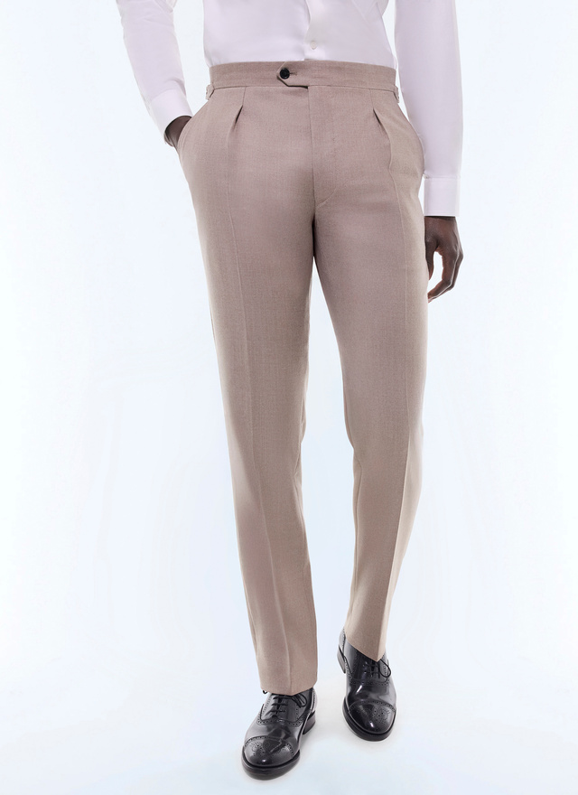 Costume homme flanelle de laine vierge certifiée Fursac - C3FOXA-GC17-A008