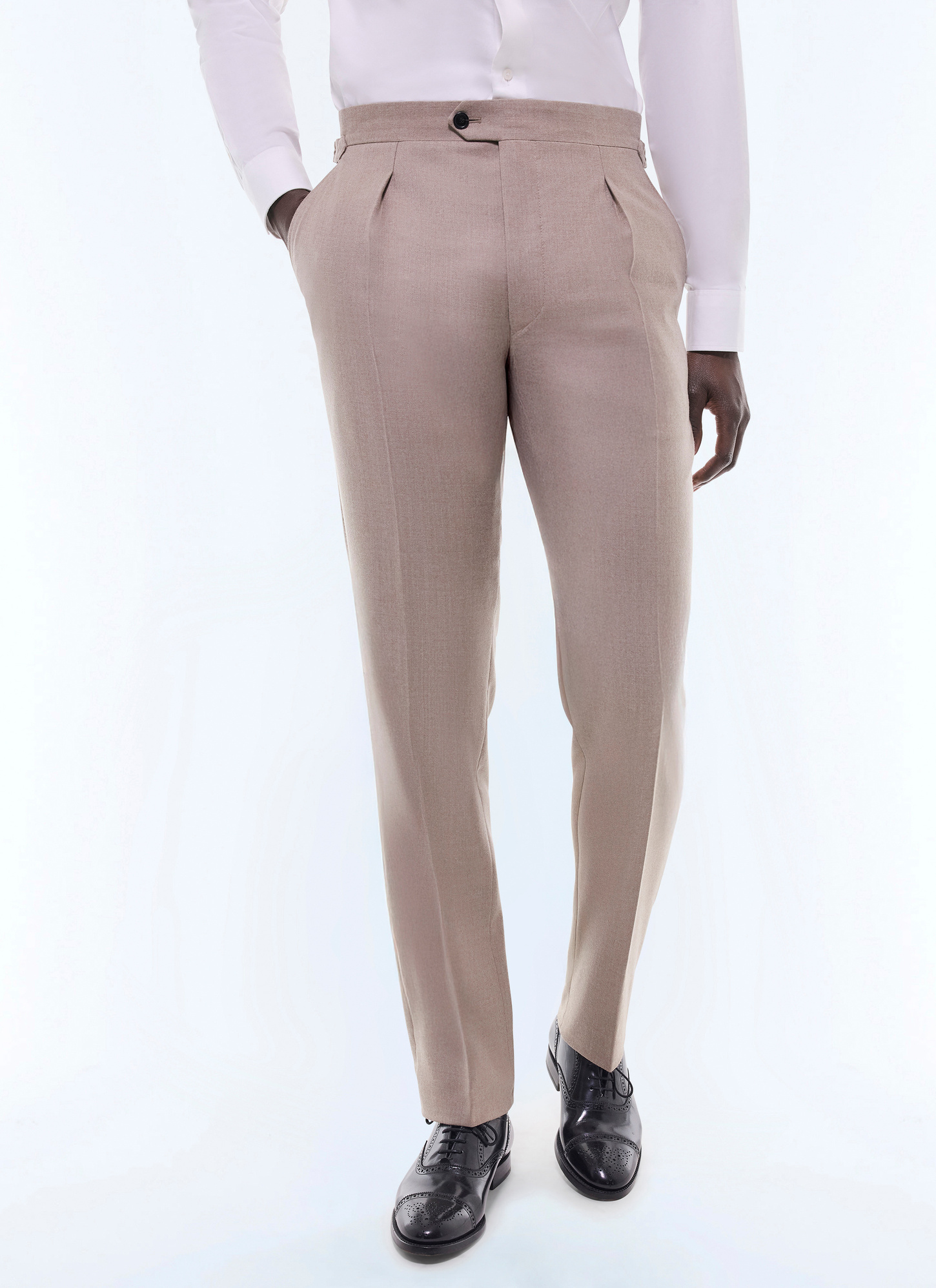 Costume homme flanelle de laine vierge certifiée Fursac - C3FOXA-GC17-A008