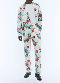 Costume droit extra-souple en toile - C3FANA-FX12-L001