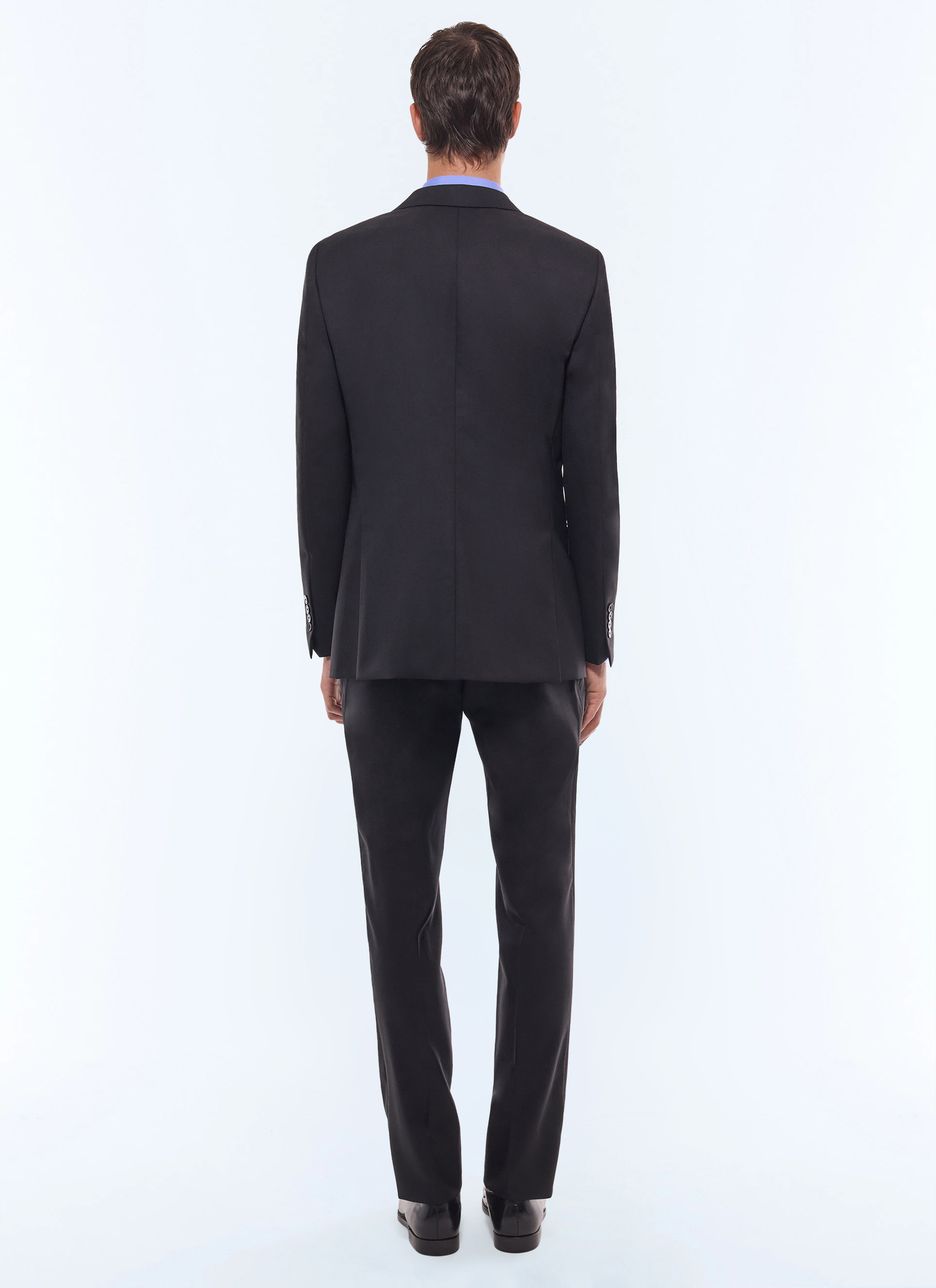 Costume noir homme toile de laine vierge certifiée Fursac - C2AIDO-GC40-B020