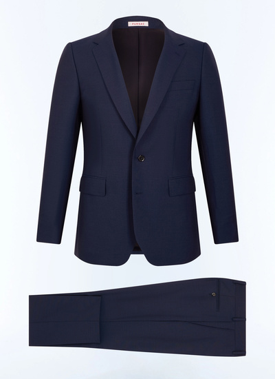 Costume pétrole homme tissu principal: 100% laine viergedessous col: 80% polyester, 20% viscose doublure corps: 100% viscose doublure manches: 57% viscose, 41% acétate, 2% cupro Fursac - C3FOXA-BV01-D032