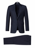 Costume en serge de laine bleu marine - C1AXUN-AC80-31