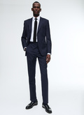 Costume en serge de laine bleu marine - C1AXUN-AC80-31
