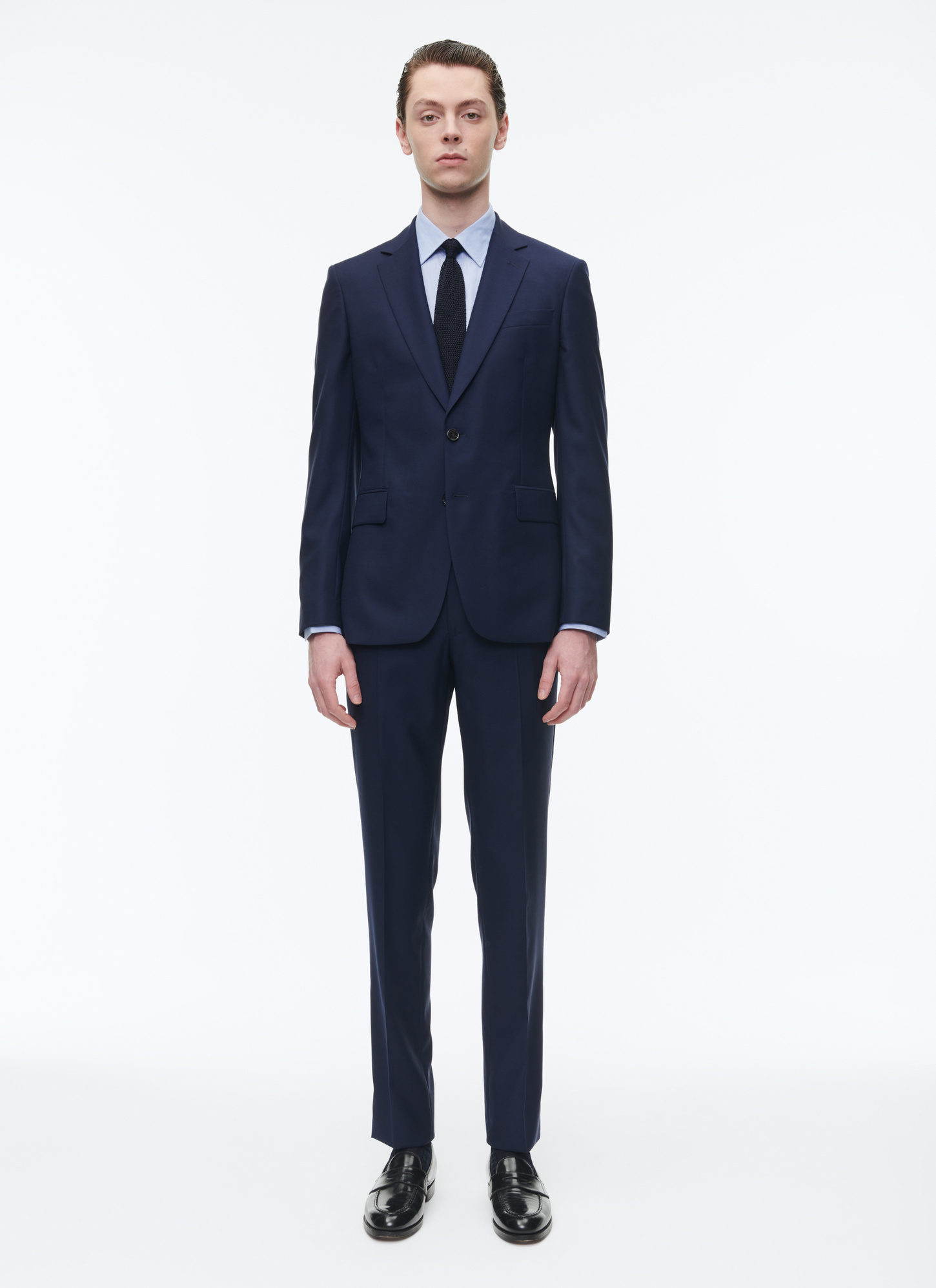 Costume homme bleu marine laine vierge Fursac - C3AXUN-AC02-30