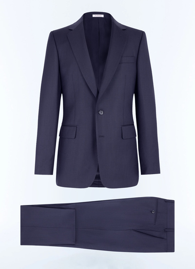 Costume bleu homme toile de laine vierge Fursac - C3EXUN-EC36-D030
