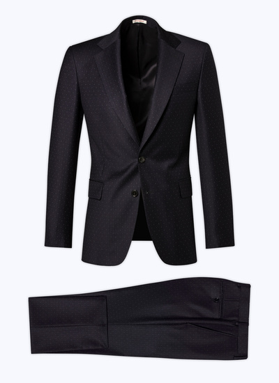 Costume bleu homme laine vierge Fursac - C3AVRA-CC48-D030