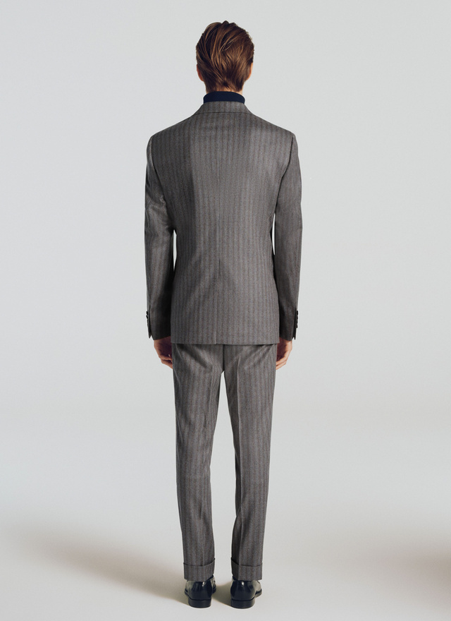 Costume gris homme flanelle Fursac - 21HC3TANE-TC24/29