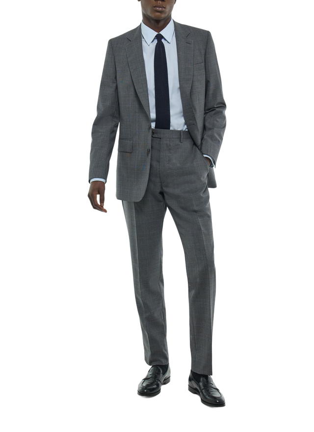 Costume homme gris acier laine certifiée Fursac - C3FOXA-FC20-B022