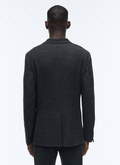 Costume en natté de laine gris anthracite - 22HC3ATAL-AX03/21