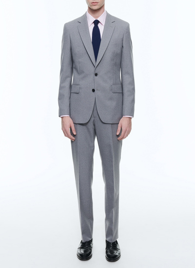 Costume homme gris toile de laine vierge Fursac - C3AXUN-AV06-B005