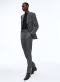 Costume en laine Prince de Galles - 23EC3BAPO-BC11/22