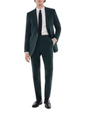 Costume ajusté en toile de laine unie - C3FOXA-FC38-H011