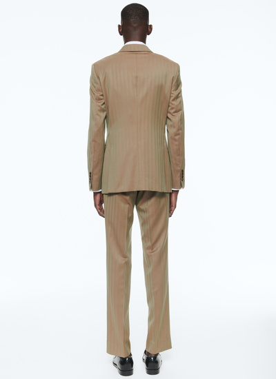 Costume beige homme laine vierge solaro Fursac - C3VOCA-BC34-12