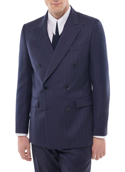 Costume homme twill de laine vierge certifiée Fursac - C3FOUG-GC07-D030