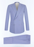 Costume croisé en laine et lin - C3FOUG-JC31-D001