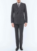 Costume croisée laine fil à fil - C3FOCA-CC64-B029