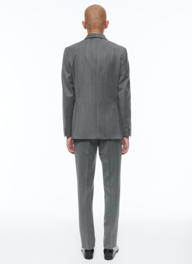 Costume gris homme covert de laine vierge Fursac - C3COPT-CX28-B018