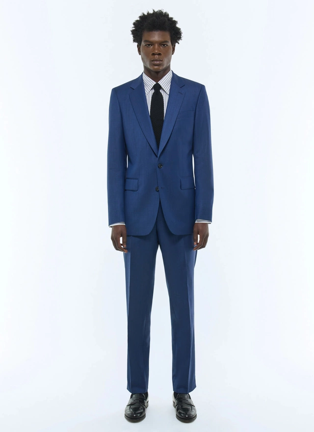 Costume homme bleu saphir laine vierge certifiée Fursac - C2AIDO-FC19-D034