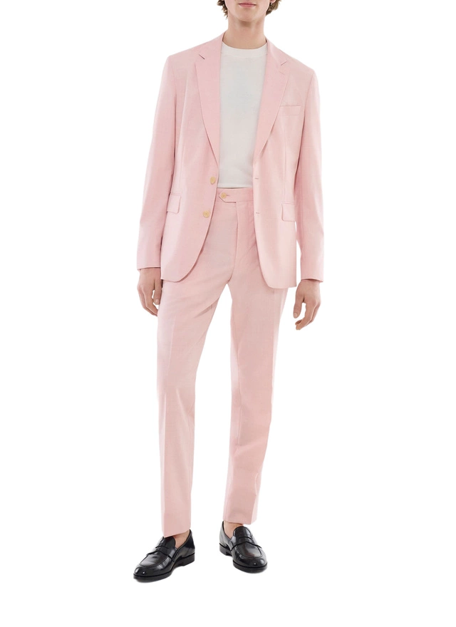 Costume homme rose toile de laine vierge Fursac - C3FEDA-FC06-F002