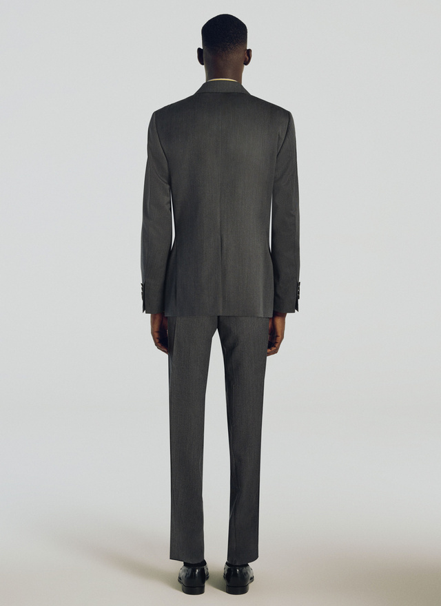 Costume gris homme serge de laine Fursac - 21HC2ILDO-TC18/22