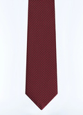Cravate en jacquard de soie à motif - F2OTIE-GR50-C014