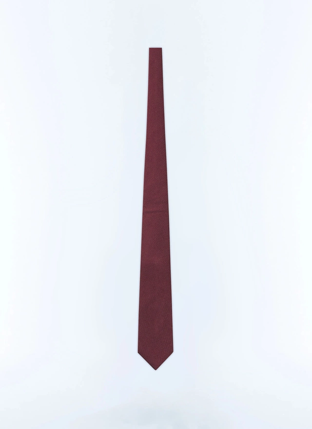 Cravate bordeaux homme Fursac - F2OTIE-B213-74