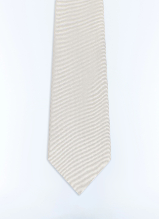 Cravate homme blanc matière principale: 100% soiedoublure: aucune Fursac - F2OTIE-LR01-A001