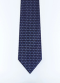 Cravate en jacquard de soie à motif - F2OTIE-LR03-D031