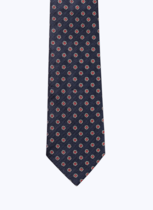 Cravate Classique à Carreaux Wehug En Soie Polyester Tissée – Longueur 145 Cm, Largeur 8 Cm, Pour Homme, Entretien Facile