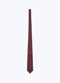 Cravate en satin de soie à motifs - F2OTIE-DR52-C014