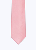 Cravate en satin de soie rose - 22HF2OTIE-AR33/68