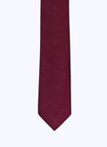 Cravate en soie bordeaux - F3RENA-T211-74