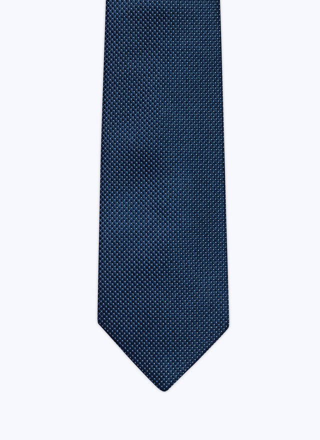 Cravate homme bleu marine soie Fursac - 20HF2OTIE-RR01/32