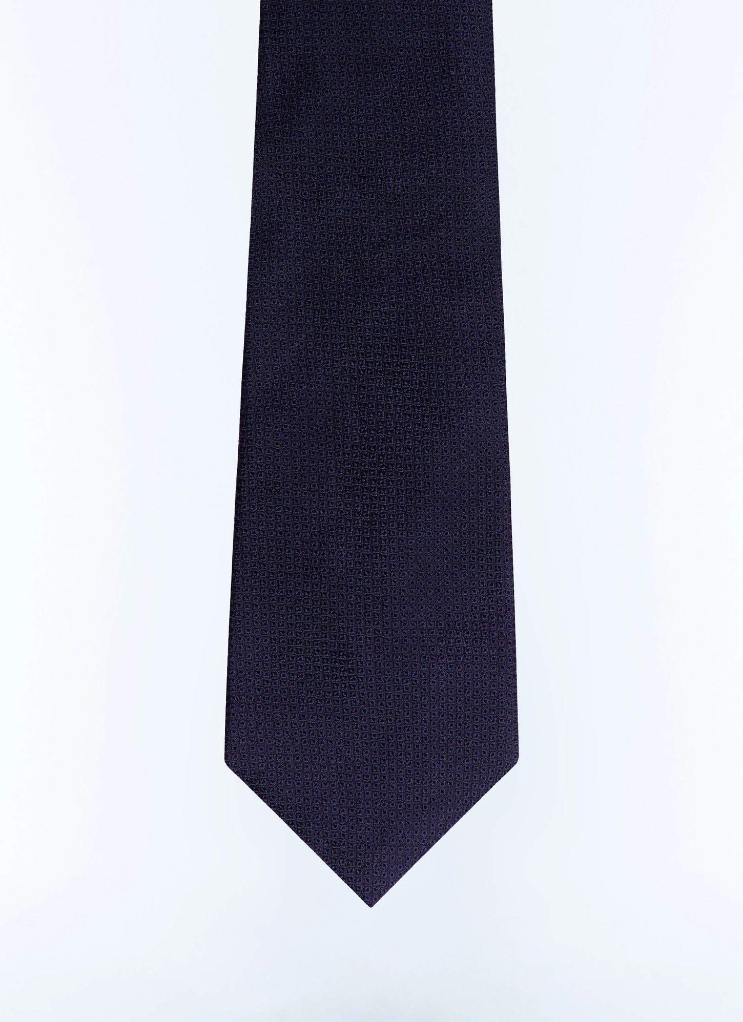 Cravate homme bleu marine soie Fursac - F2OTIE-JR04-D030