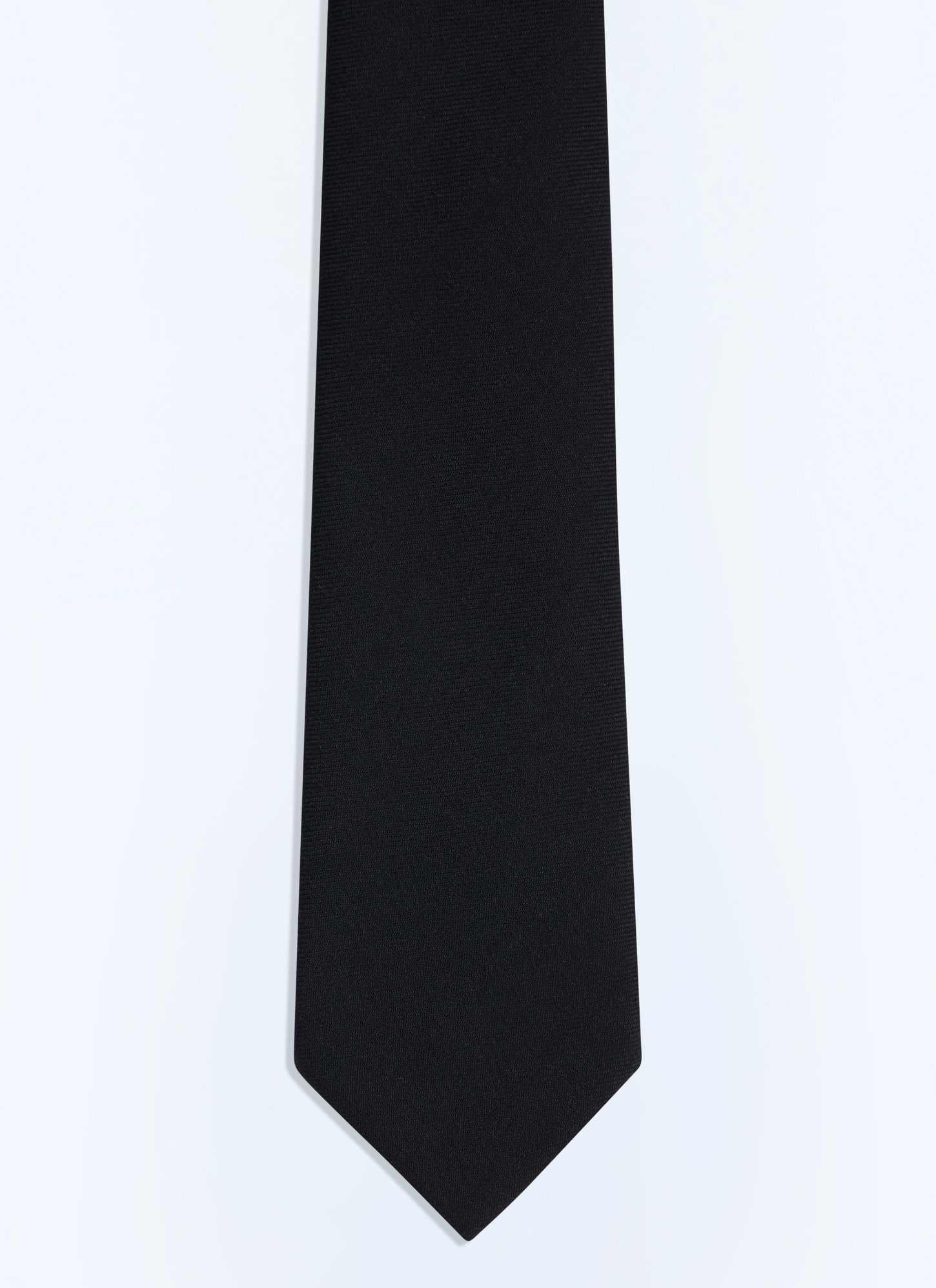 Cravate homme noire soie Fursac - F2OTIE-GR70-B020