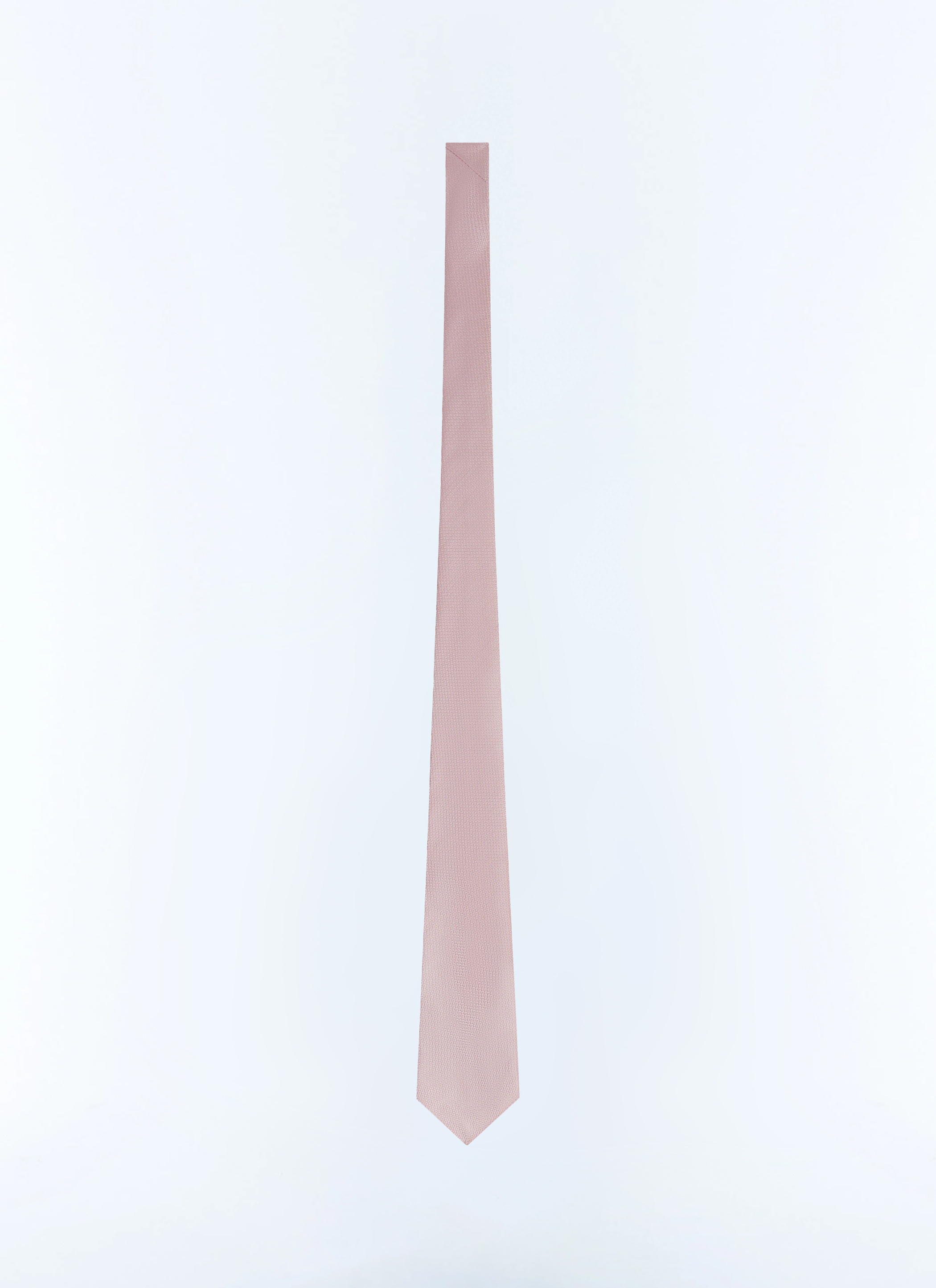 FURSAC - Cravate en soie unie - Homme - Taille Unique - Rose - Collection Cérémonie - Mariage
