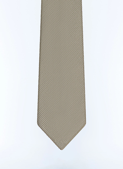 Cravate homme vert sauge soie Fursac - F2OTIE-NR00-H005