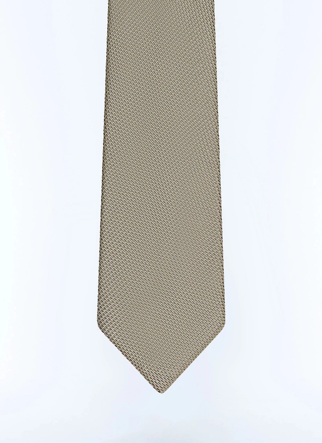 Cravate homme vert sauge soie Fursac - F2OTIE-NR00-H005