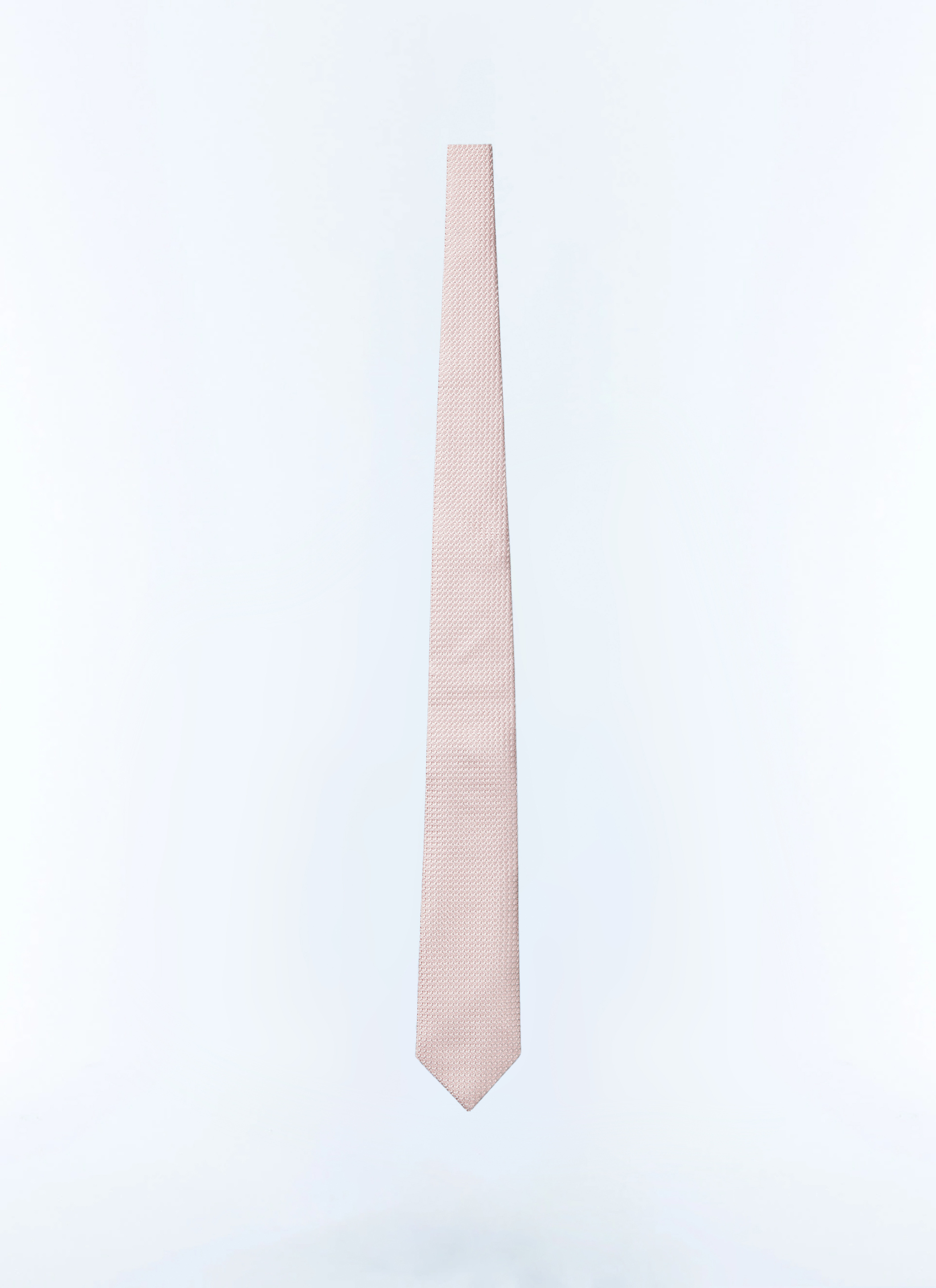 FURSAC - Cravate rose en soie - Homme - Taille Unique - Rose