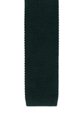 Cravate en tricot de soie unie - F3KNIT-LR11-H010