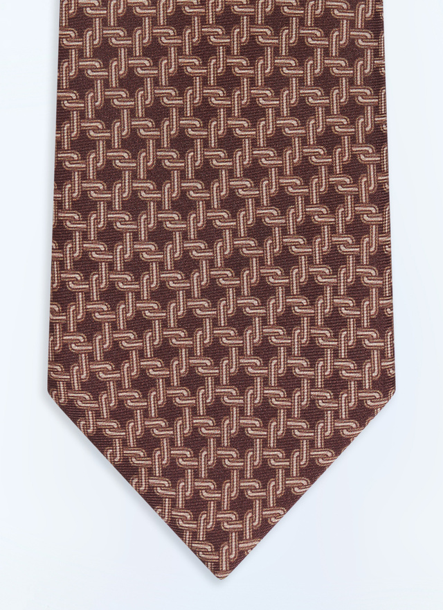 Cravate homme bordeaux tissu principal: 100% soiedoublure: aucune Fursac - F2OTIE-LR04-C014