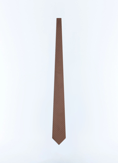 Cravate camel homme Fursac - F2OTIE-LR04-A011
