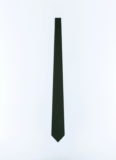 Cravate homme vert bouteille tissu principal: 100% soiedoublure: aucune Fursac - F2OTIE-TR45-H010